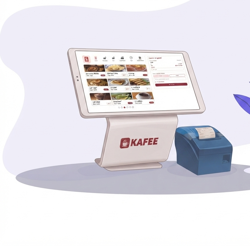 Kafee app mockup