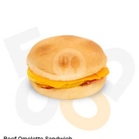 Beef Omelette Sandwich